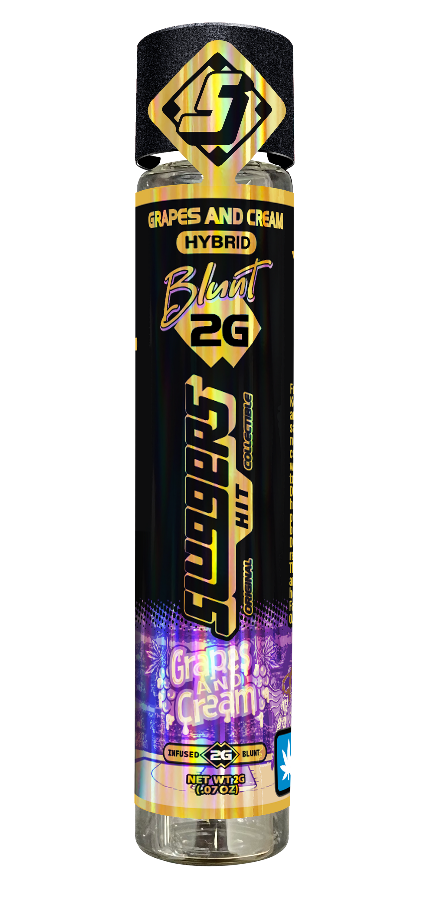 Blunt 2g Grapes and Cream Hybrid (Case Pack 12 Units)