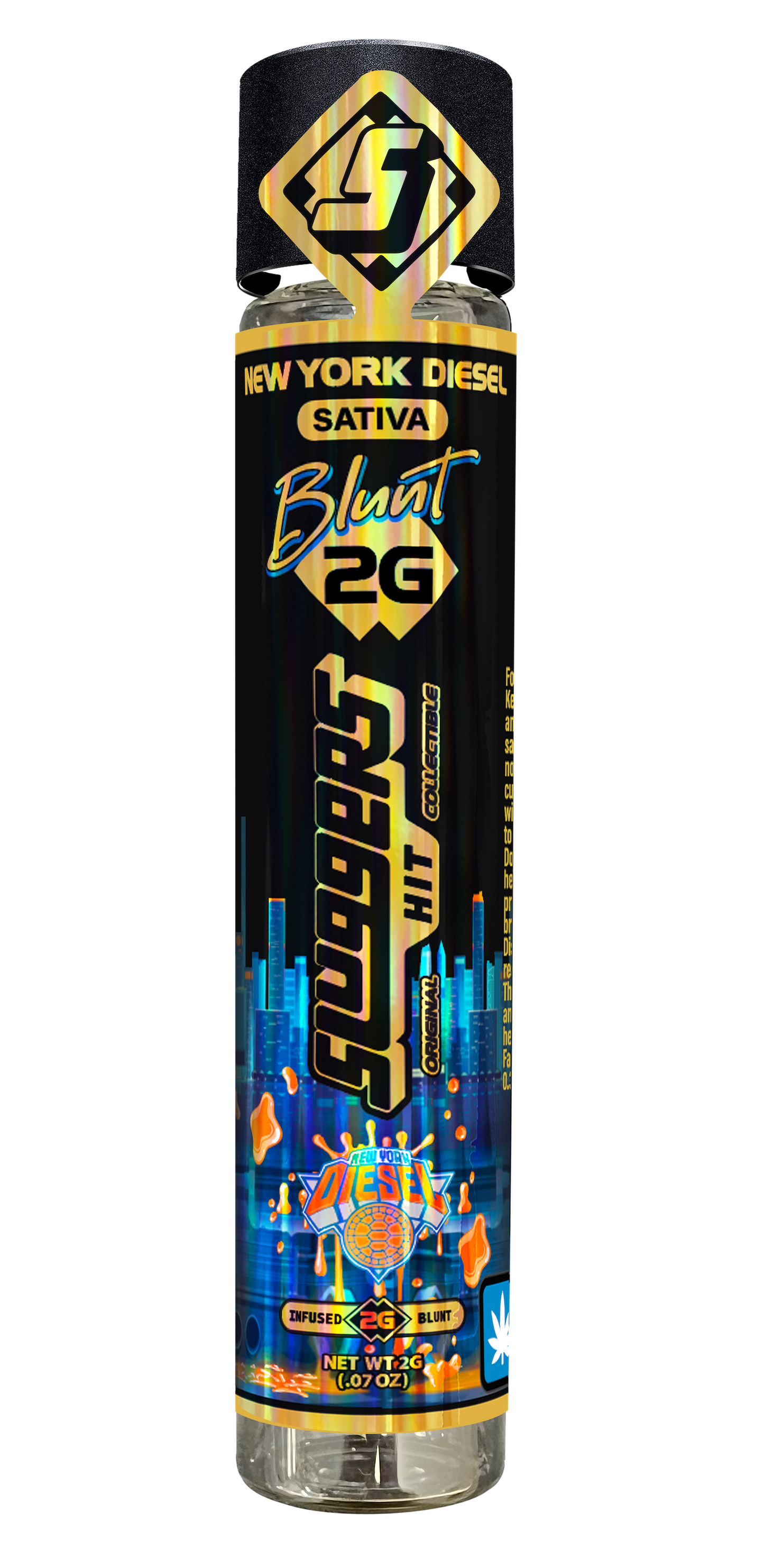 Blunt 2g NYC Diesel Sativa (Case Pack 12 Units)