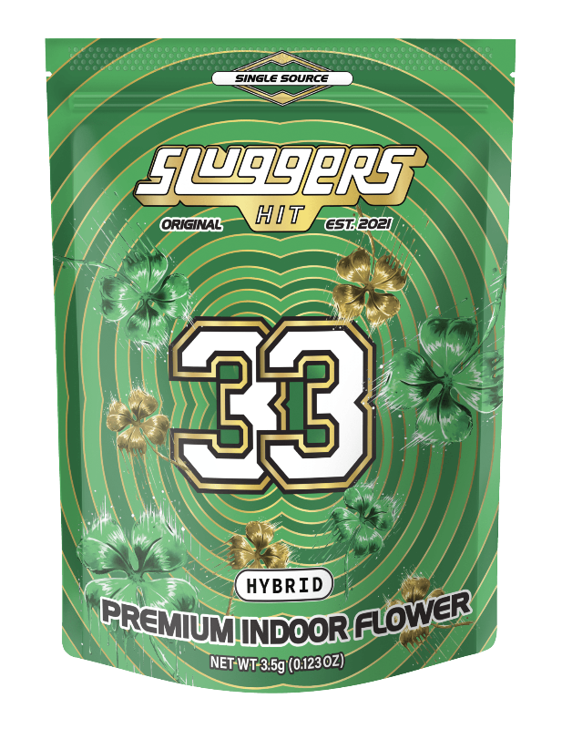 Flower 3.5 g Sluggers 33 Hybrid (Case Pack 12 Units)