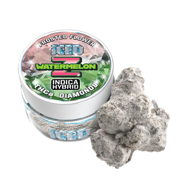 ICED Jarred Infused Flower 3.5g Watermelon Z Indica (Case Pack 12 Units)