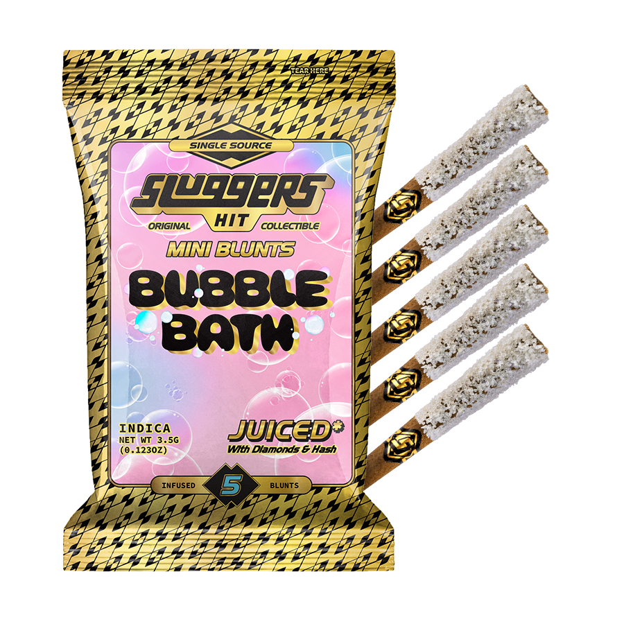 Mini Blunt 0.7g 5 pack Bubble Bath Indica (Case Pack 12 Units)