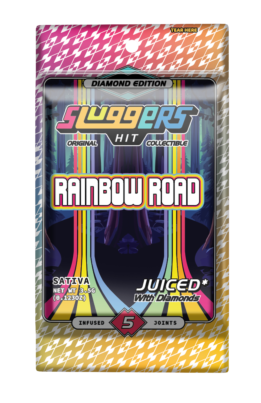 Juiced 5pk Rainbow Road Sativa (Case Pack 12 Units)
