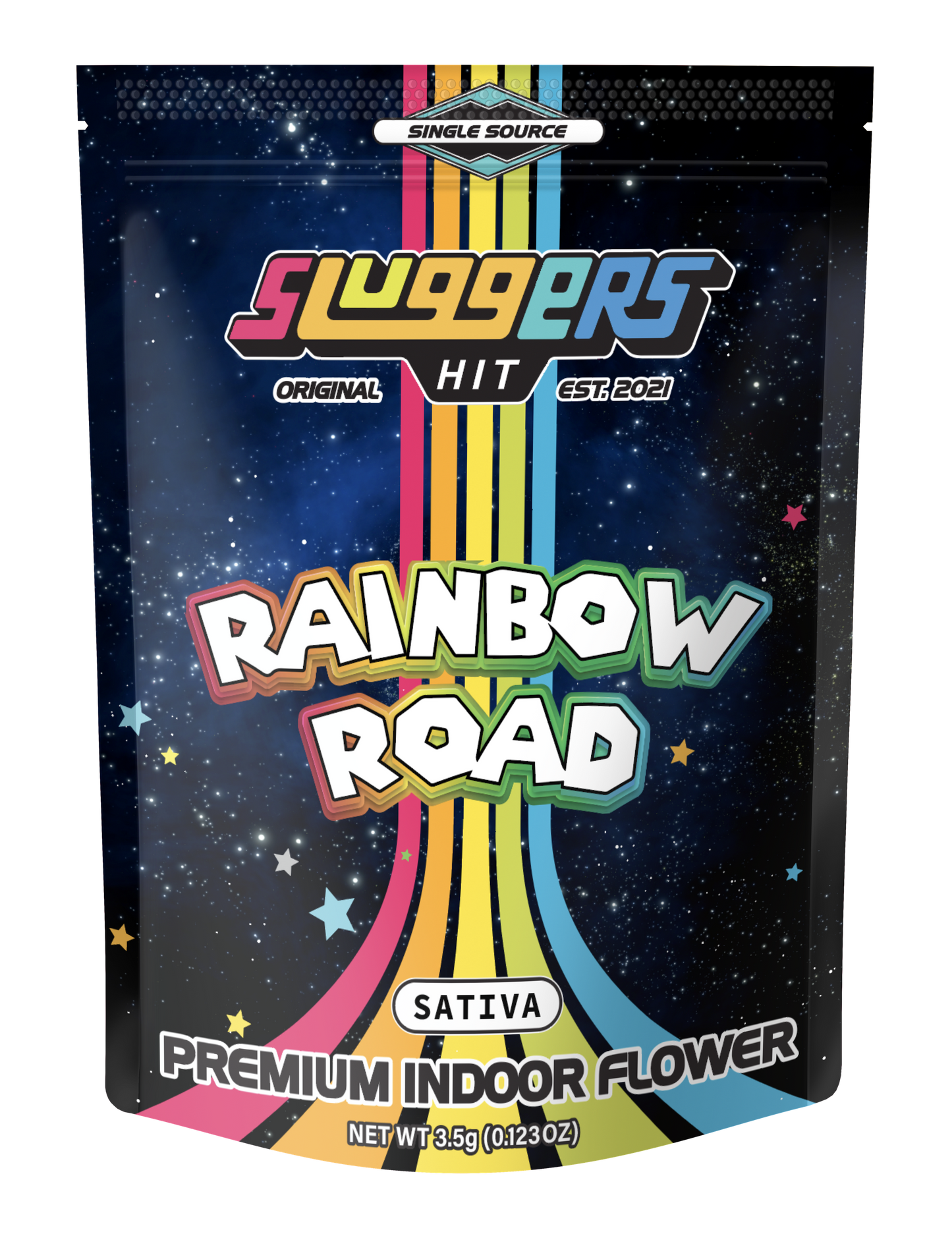 Flower 3.5 g Sluggers Rainbow Road Sativa (Case Pack 12 Units)