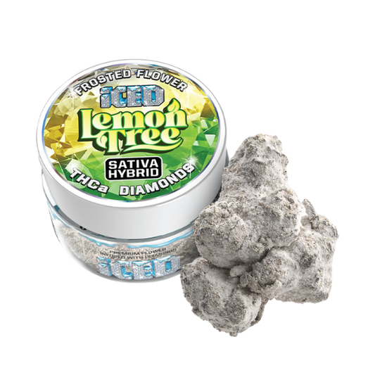 ICED Jarred Infused Flower 3.5g Lemon Tree Sativa (Case Pack 12 Units)