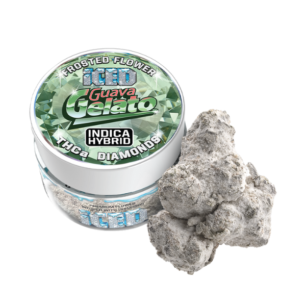 ICED Jarred Infused Flower 3.5g Guava Gelato Indica (Case Pack 12 Units)