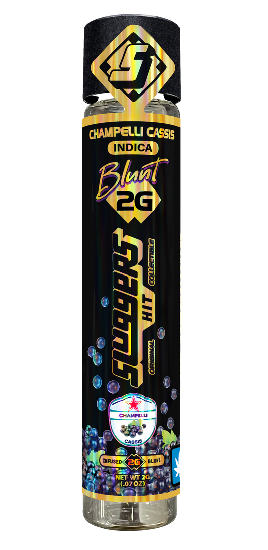 Blunt 2g Champelli Cassis Indica (Case Pack 12 Units)