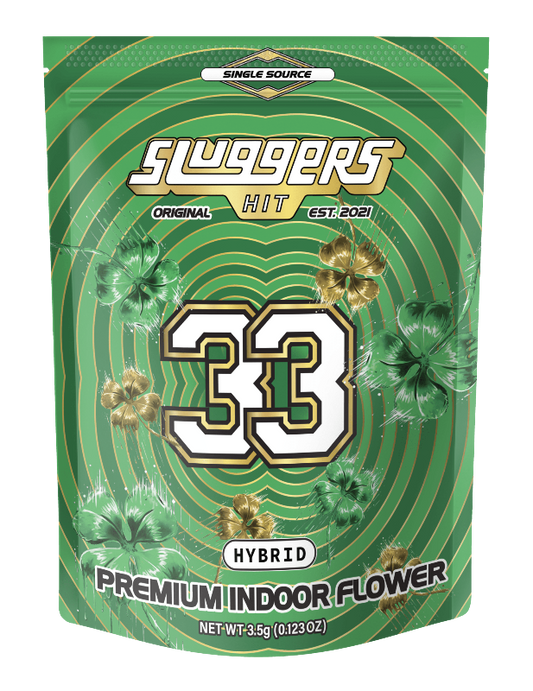 Flower 3.5 g Sluggers 33 Hybrid (Case Pack 12 Units)