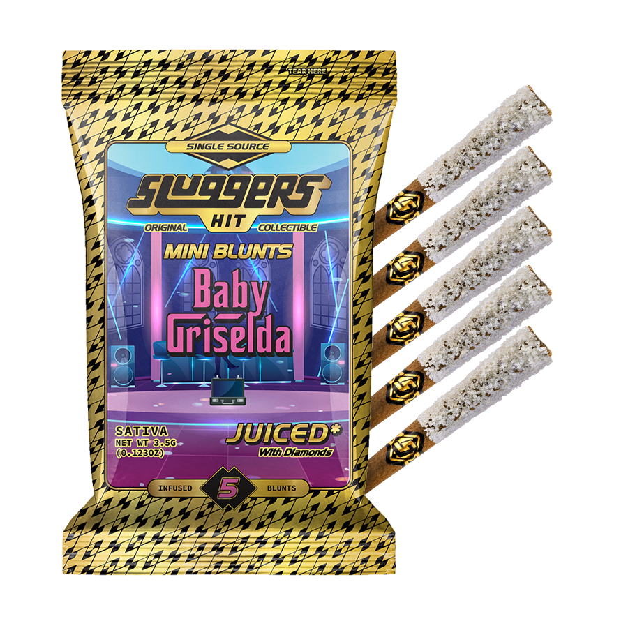 Mini Blunt 0.7g 5pk Baby Griselda Sativa (Case Pack 12 Units)