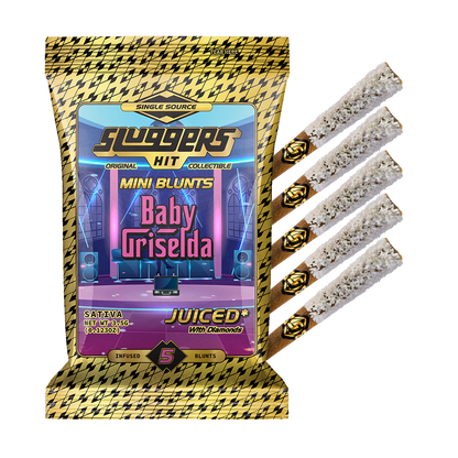 Mini Blunt 0.7g 5pk Baby Griselda Sativa (Case Pack 12 Units)