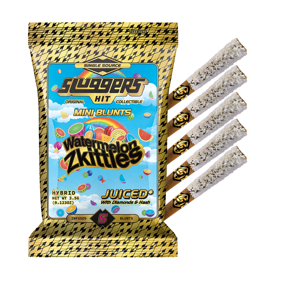 Mini Blunt 0.7g 5 Pack Watermelon Zkittles Hybrid (Case Pack 12 Units)